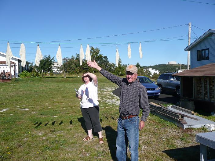 2007-09-18_Drying fish 5 - Dad and Mariette