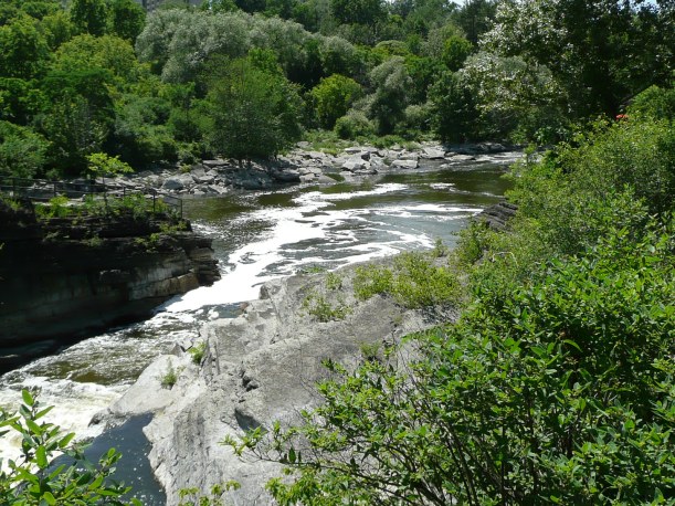 Past Hog's Back Falls, Rideau River, Ottawa ON