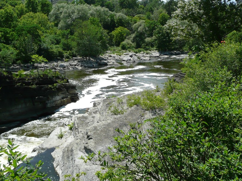 Past Hog's Back Falls, Rideau River, Ottawa ON